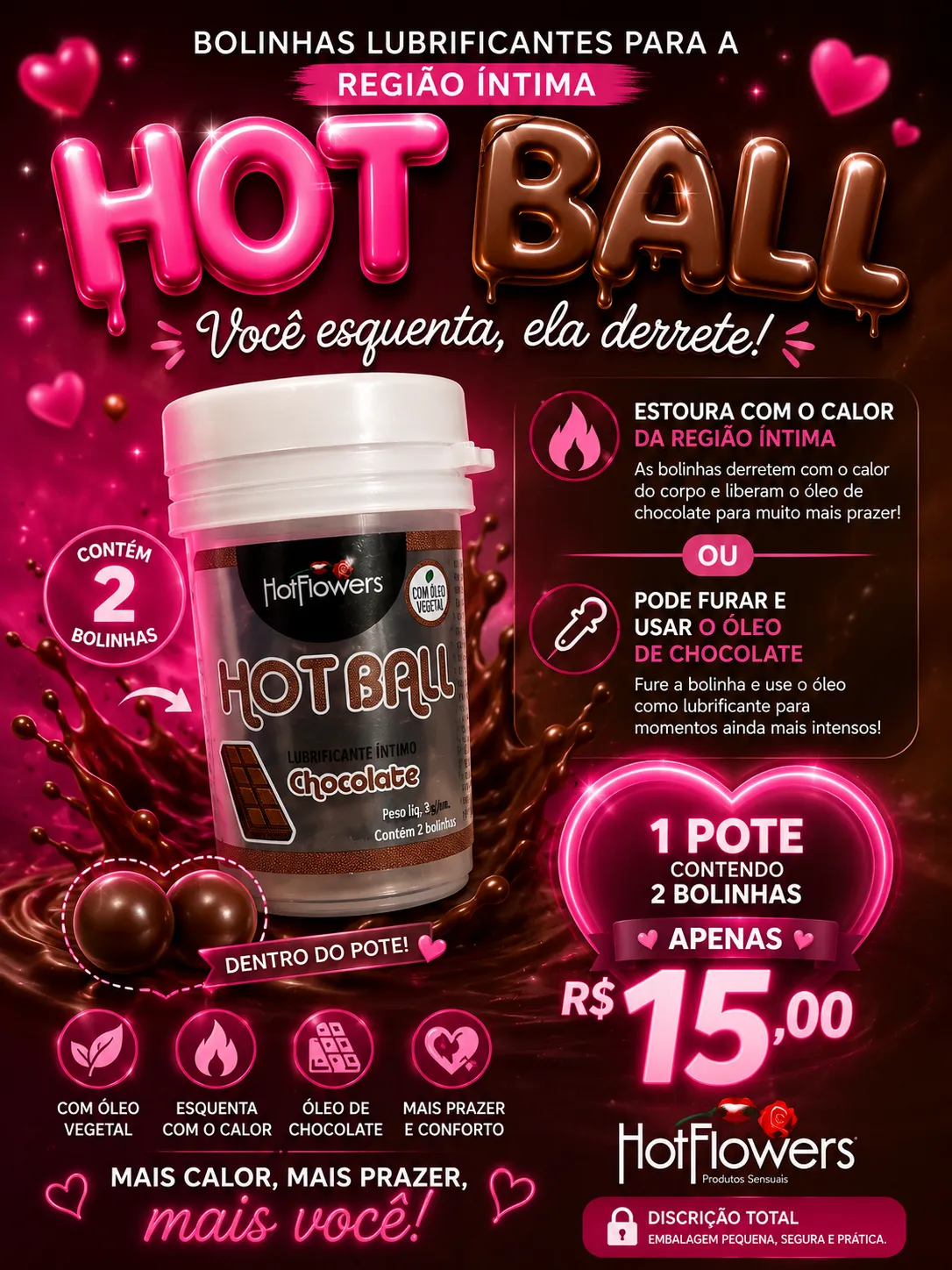 Hot ball chocolate