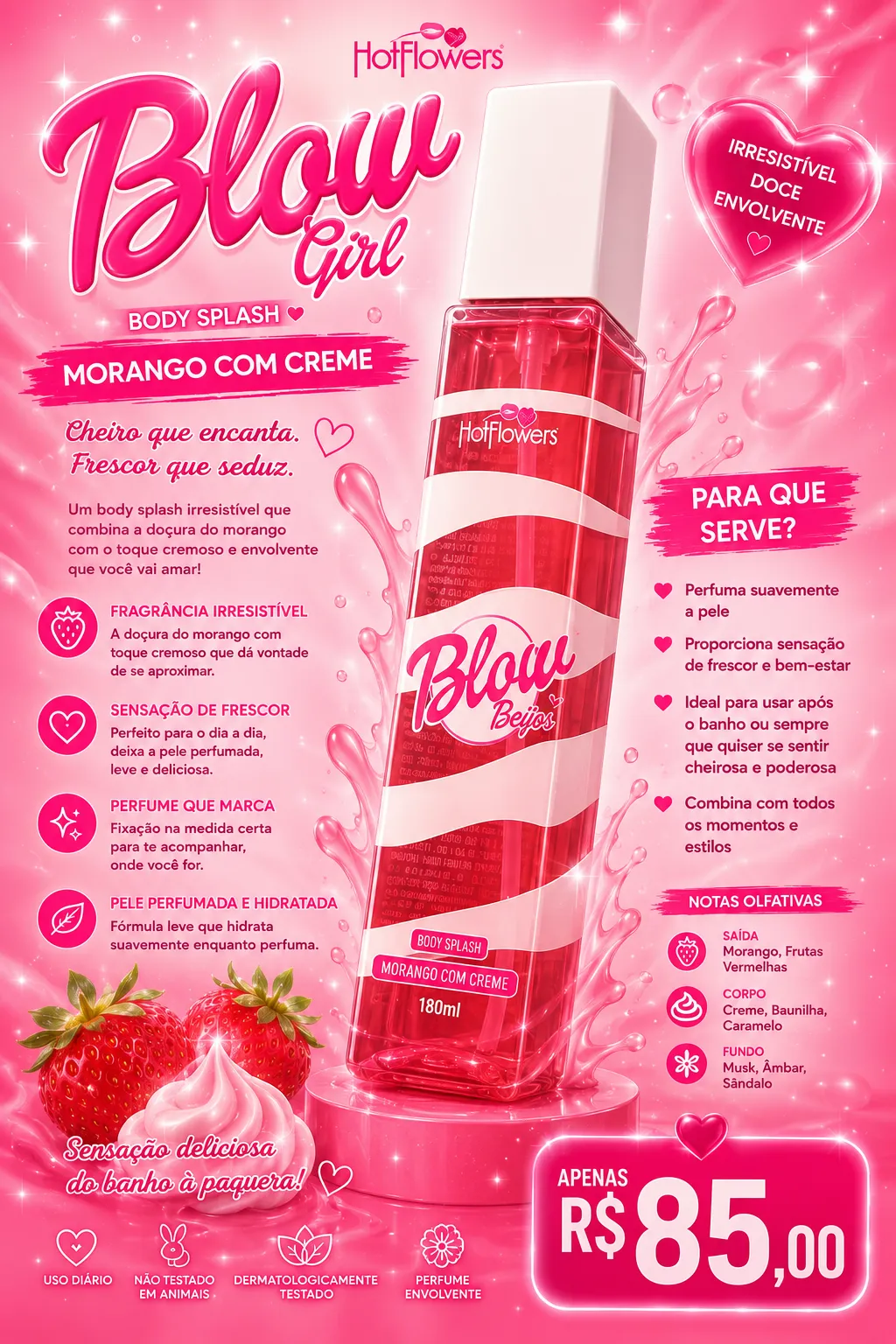 Body splash Blow girl