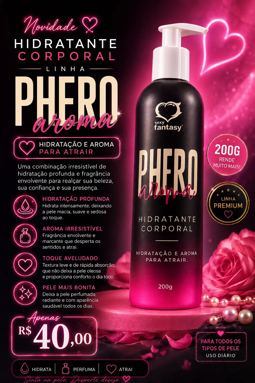 Hidratante phero aroma