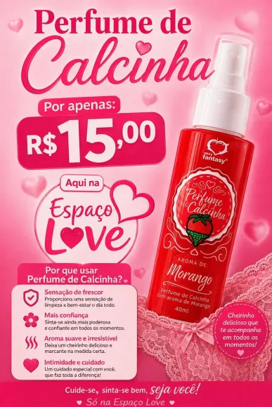 Perfume de calcinha Poésie • morango 🍓