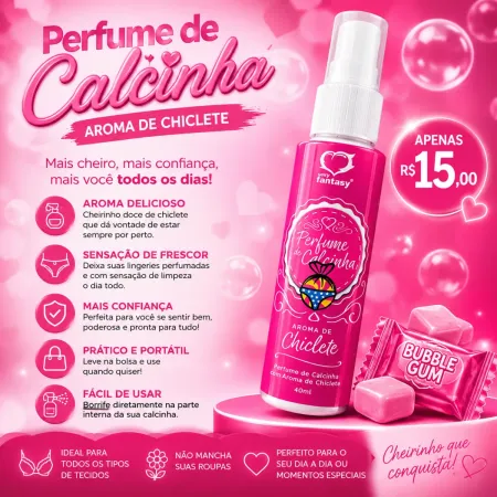 Perfume de calcinha chiclete 💖