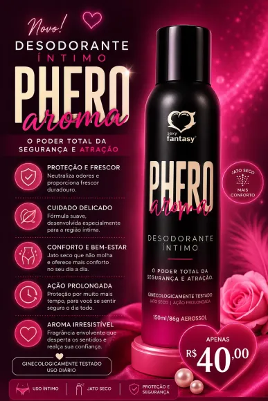 Desodorante íntimo phero aroma