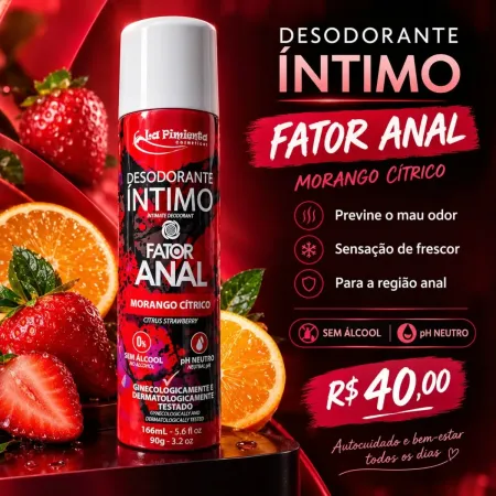 Desodorante íntimo fator anal